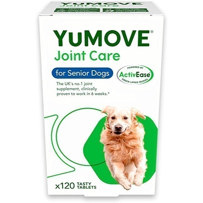 【現貨✅開發票】Lintbells YuMOVE Senior 老犬用 關節錠 120顆 關節保養 骨骼保健-規格圖1