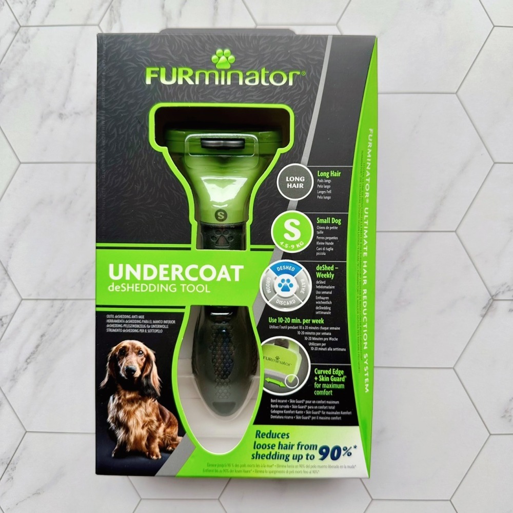 【現貨✅開發票】 FURminator 小型犬用去毛梳 毛刷 廢毛梳 梳毛 刷毛 4.5kg-9kg-細節圖3