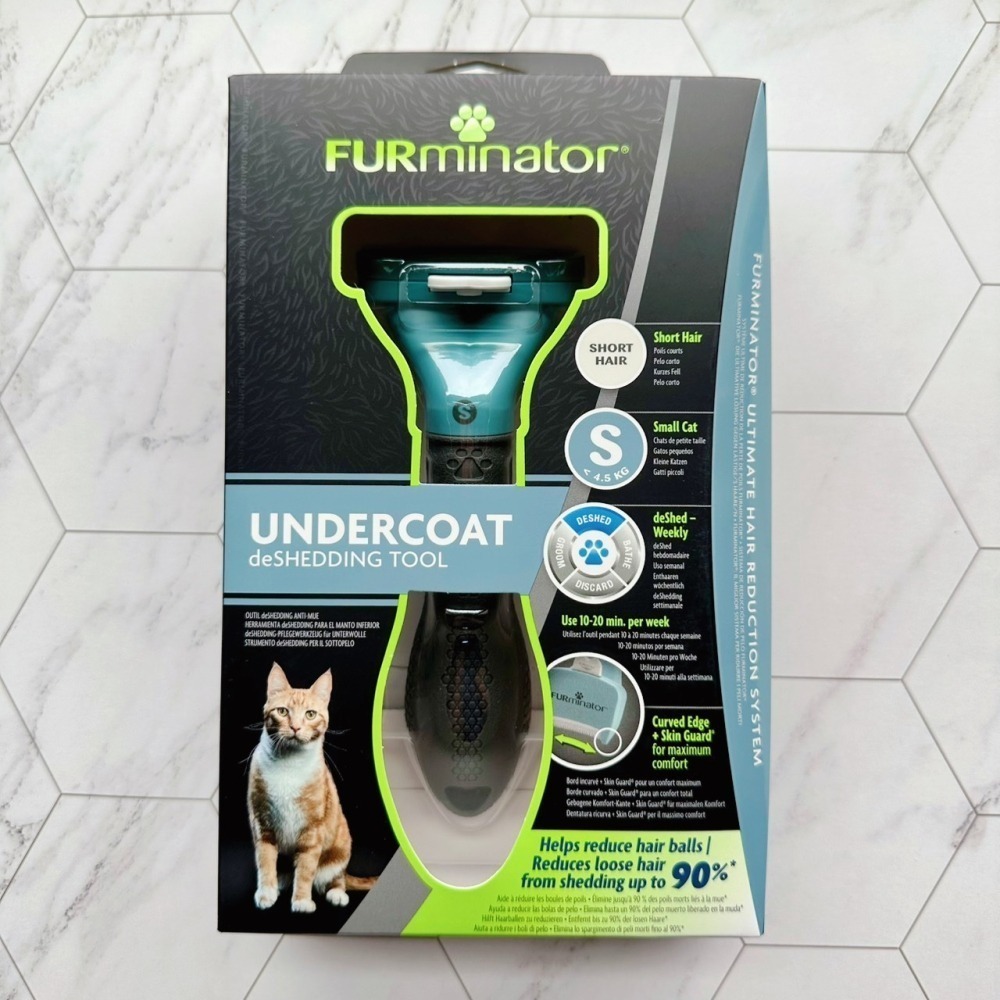 【現貨✅開發票】 FURminator 貓用去毛梳 毛刷 廢毛梳 梳毛 刷毛 短毛 長毛-細節圖4