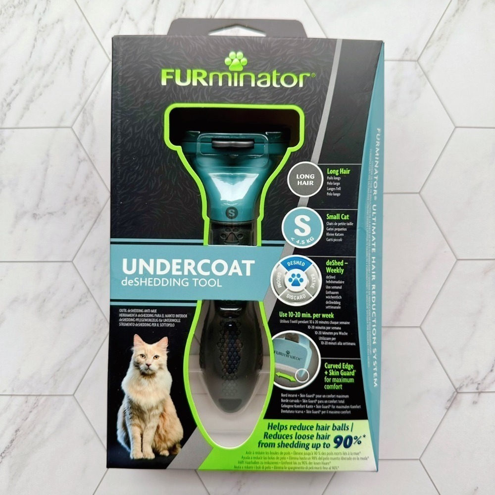 【現貨✅開發票】 FURminator 貓用去毛梳 毛刷 廢毛梳 梳毛 刷毛 短毛 長毛-規格圖6