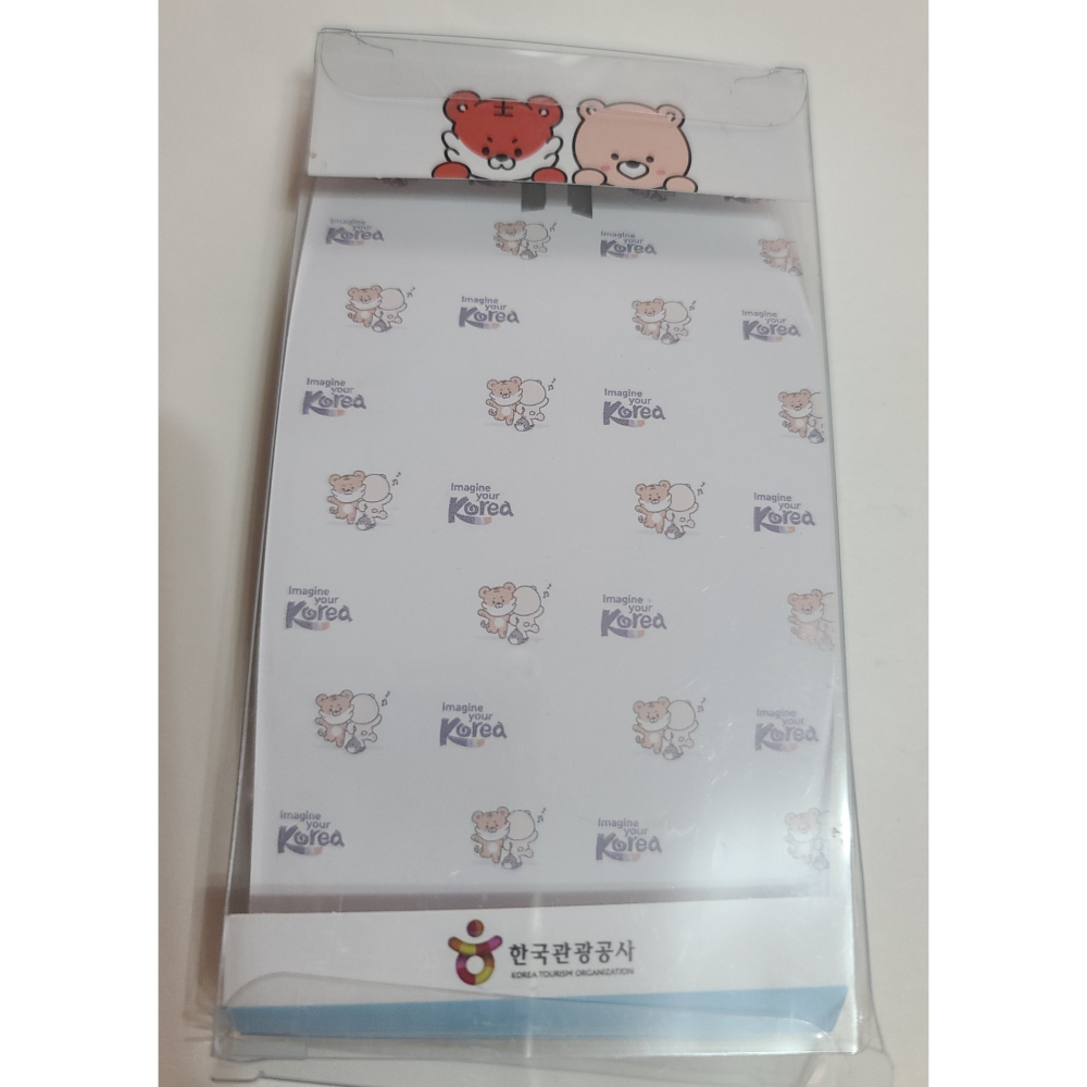 全新   2024 韓國鑰匙圈  韓國觀光公社  吉祥物  雙面壓克力鑰匙圈  尺寸 7 X 4 CM  鑰匙扣-細節圖3