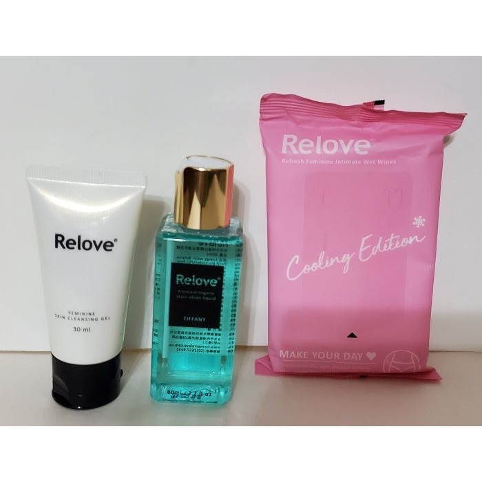全新 Relove 胺基酸私密清潔凝露(30ML)+抑菌手洗精(80ML)+私密肌弱酸濕紙巾玫瑰香氛(15抽)-細節圖2
