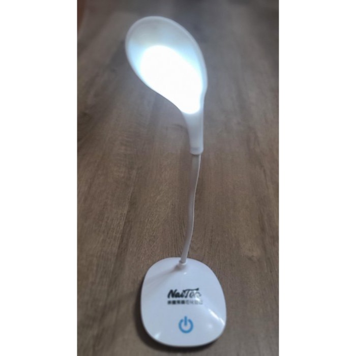 全新  LED LAMP  桌燈/檯燈  三段式調整亮度  可任意彎曲  USB充電  尺寸:燈具15CM-細節圖5