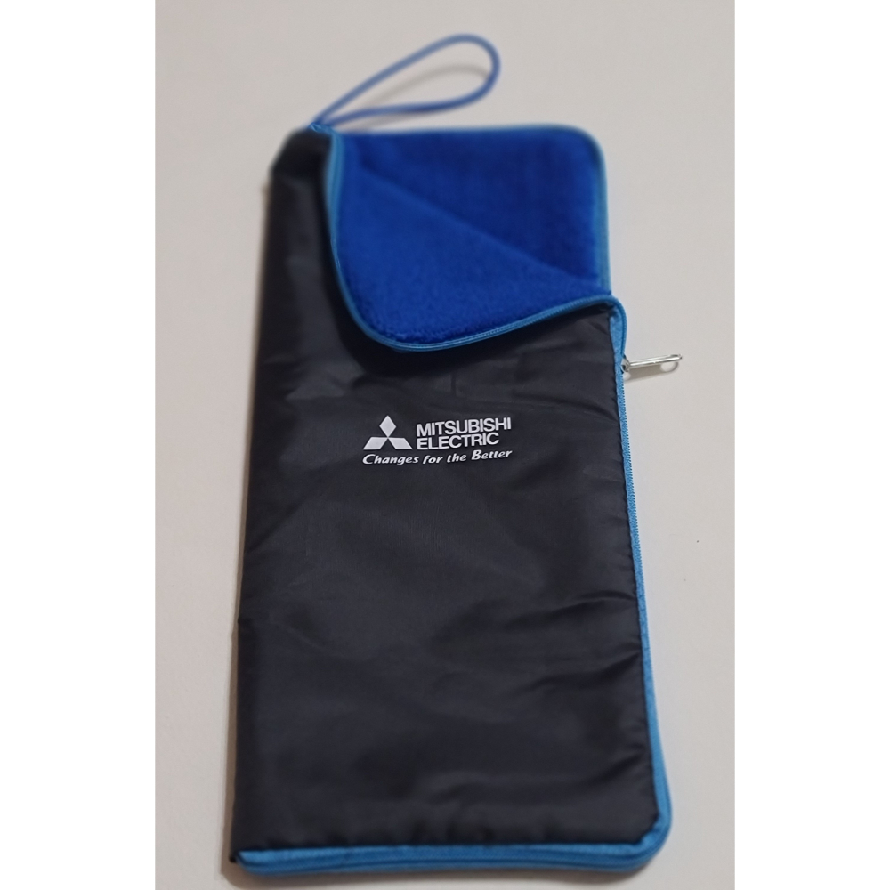 全新  MITSUBISHI 三菱  特製  超吸水雨傘套 水瓶套  掛勾 拉鍊 內裡可擦拭高級3C產品  外面防水材質-細節圖3