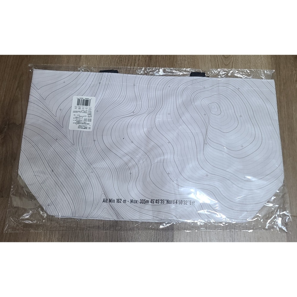 全新  品牌 PALLADIUM  編織手提袋  防水購物袋  棉織背帶  前面透明袋 尺寸:56 X 33X 15.5-細節圖3