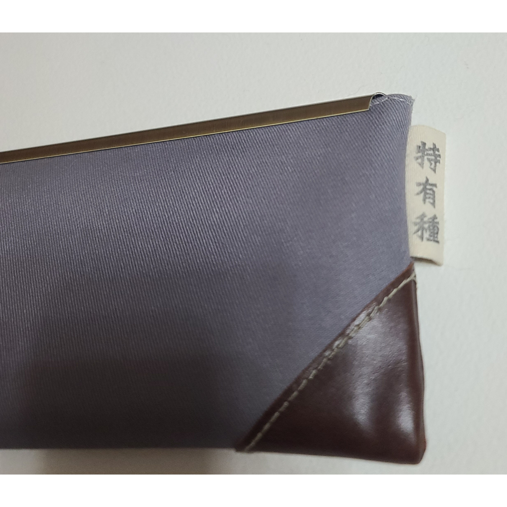 全新 台灣特有種商行 彩彩L口金筆袋 皮夾 最復古的口金製作、最創新的口金版型、最有個性的配色、最紮實的材料 原價680-細節圖4