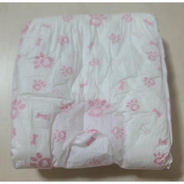 全新  寵物尿布  母狗母貓生理褲  紙尿褲   寵物紙尿褲  母寶寶(10片/包)  適用腰圍 30~42cm-細節圖4