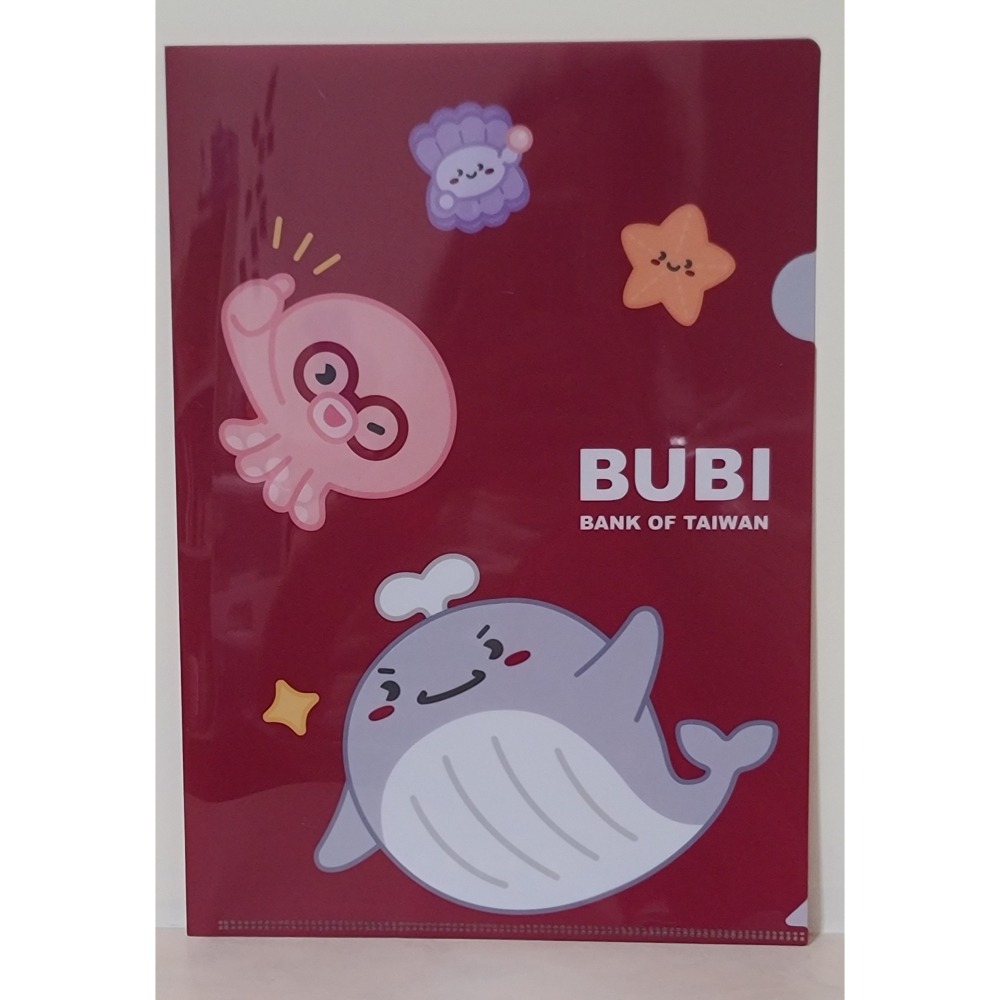 全新   臺灣銀行吉祥物   BUBI  - !   資料夾文件夾  L夾    (剩最前一個款式)-細節圖3