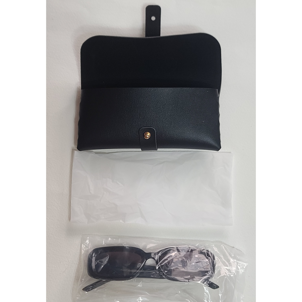 全新  韓國眼鏡 UV 400  S13 墨鏡   Y2K 墨鏡  太陽眼鏡抗UV  時髦好看  附贈精美眼鏡收納盒-細節圖2