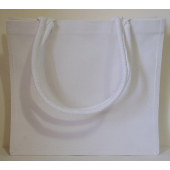 全新  嘉義優鮮   高級帆布購物袋   內鋪防水材質   品質好  尺寸 36 X33 X15.5 CM-細節圖2
