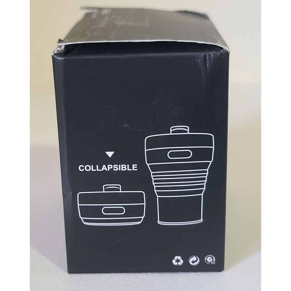 全新未拆封 TINY AWAY 450mL 伸縮隨行戶外杯 耐熱200度 450ML 尺寸10 X9 .3X 13. 8-細節圖2