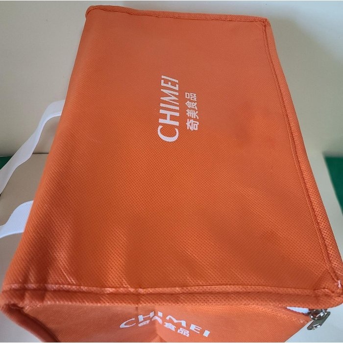 全新   奇美食品  高級厚實硬挺  大型   保溫袋 保冷袋  附硬質板墊  尺寸 32.5 X 30 X 21 CM-細節圖5