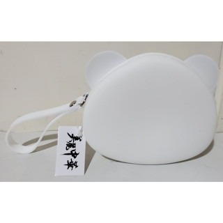 全新   熊貓造型   PVC  防水材質   化妝包   皮包  手拿包 多功能  尺寸  12 X10 X 4-細節圖3