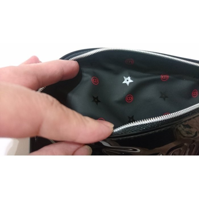 全新    Christian Dior 最新型化妝包 + 迪奧 貼紙 +迪奧  手提袋-細節圖3