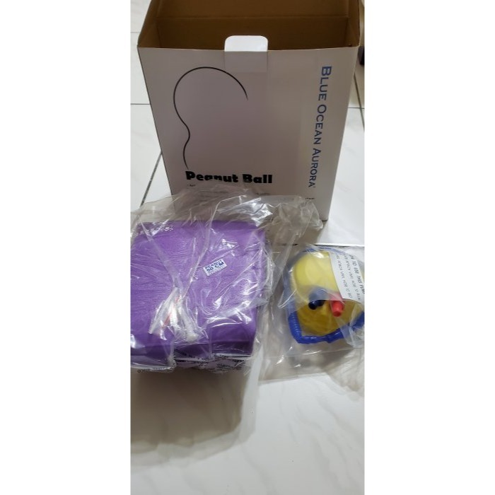 全新 彈力花生球  感覺知覺訓練組 附充氣幫浦、 指導手冊(專業職能治療師、物理治療師和瑜珈老師共同編寫)藍海曙光-細節圖3