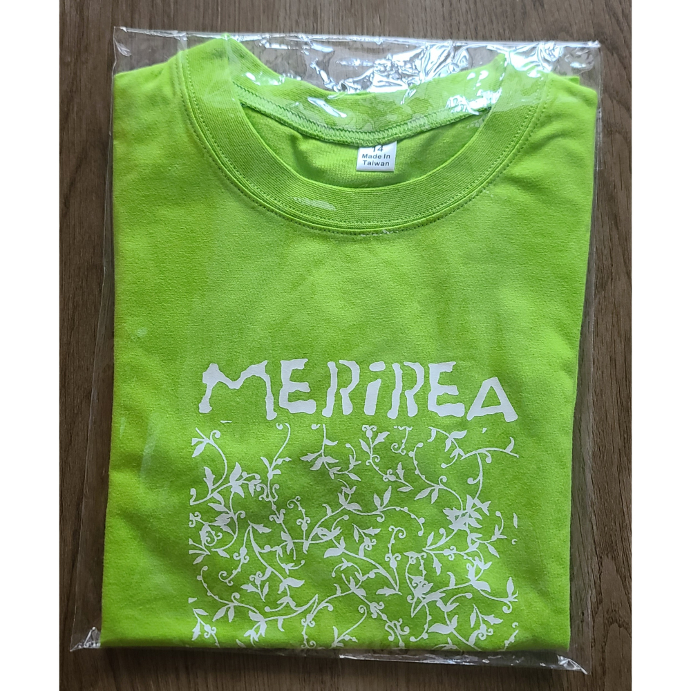 全新  MERIREA  台灣製   環保色   粉綠色  優質純棉  T恤  肩寬 39CM   胸寬43CM  男女-細節圖3