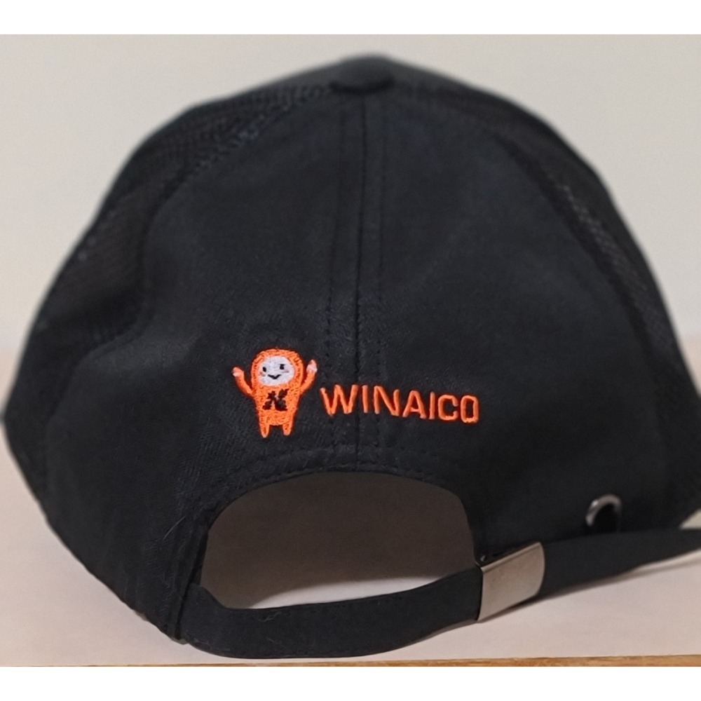 全新   WINAICO   有成精密  棒球帽  遮陽帽  品質好  黑色-細節圖2