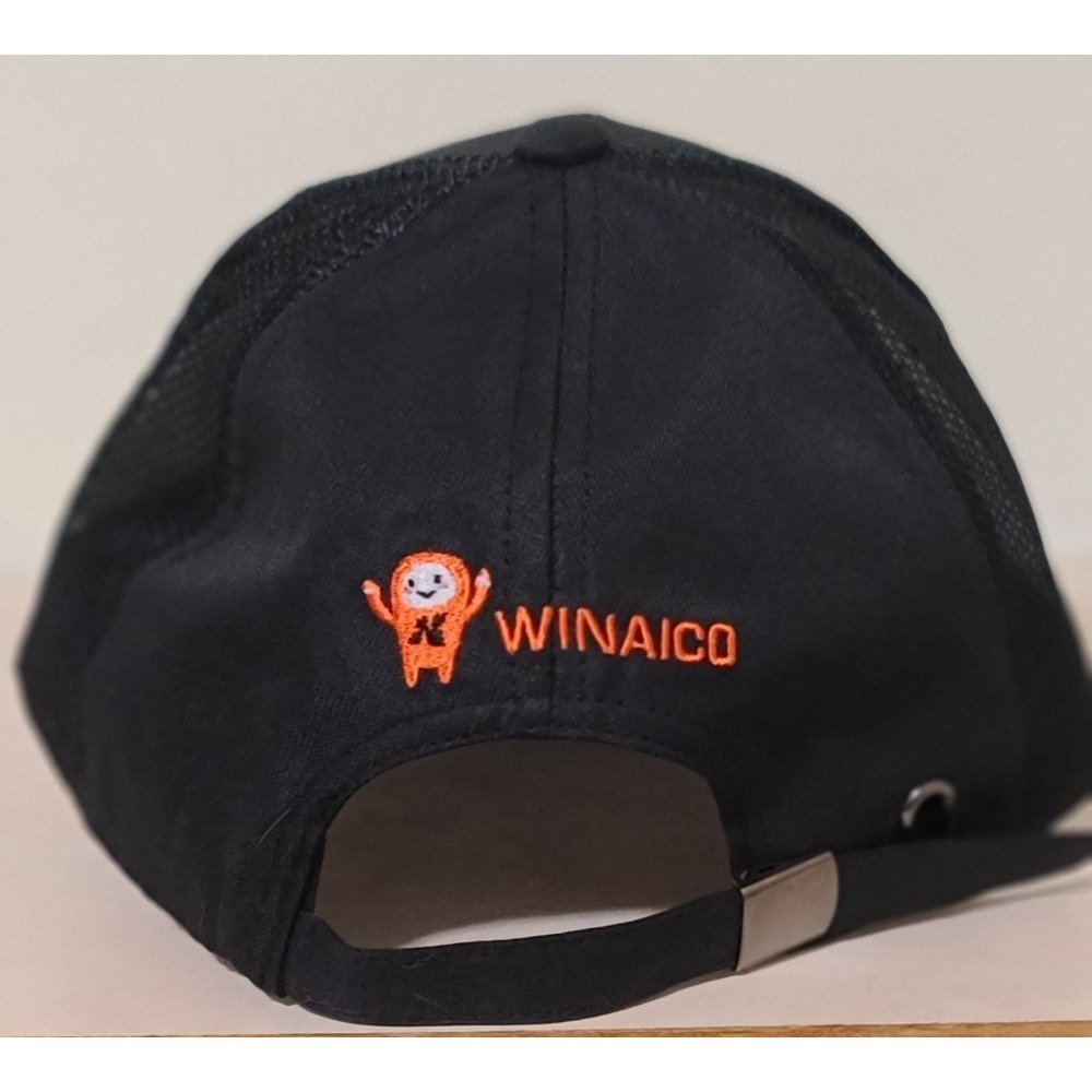 全新   WINAICO   有成精密  棒球帽  遮陽帽  品質好  黑色-細節圖3
