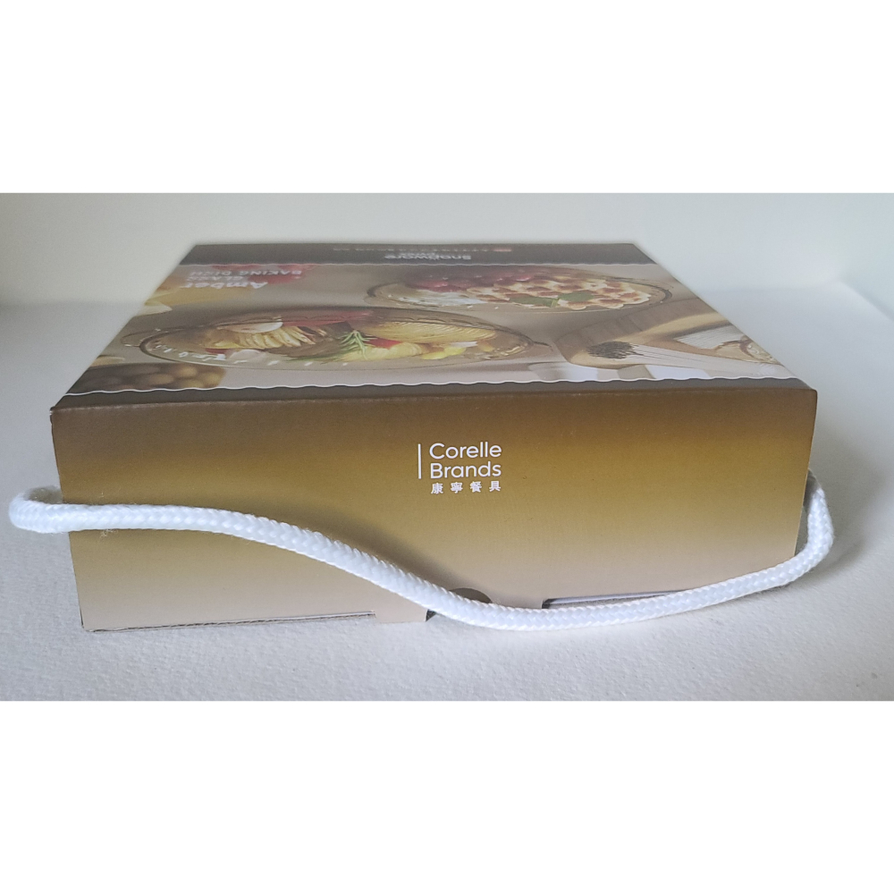 全新   snapware amber晶彩琥珀耐熱玻璃烤盤7吋  2入組-細節圖4