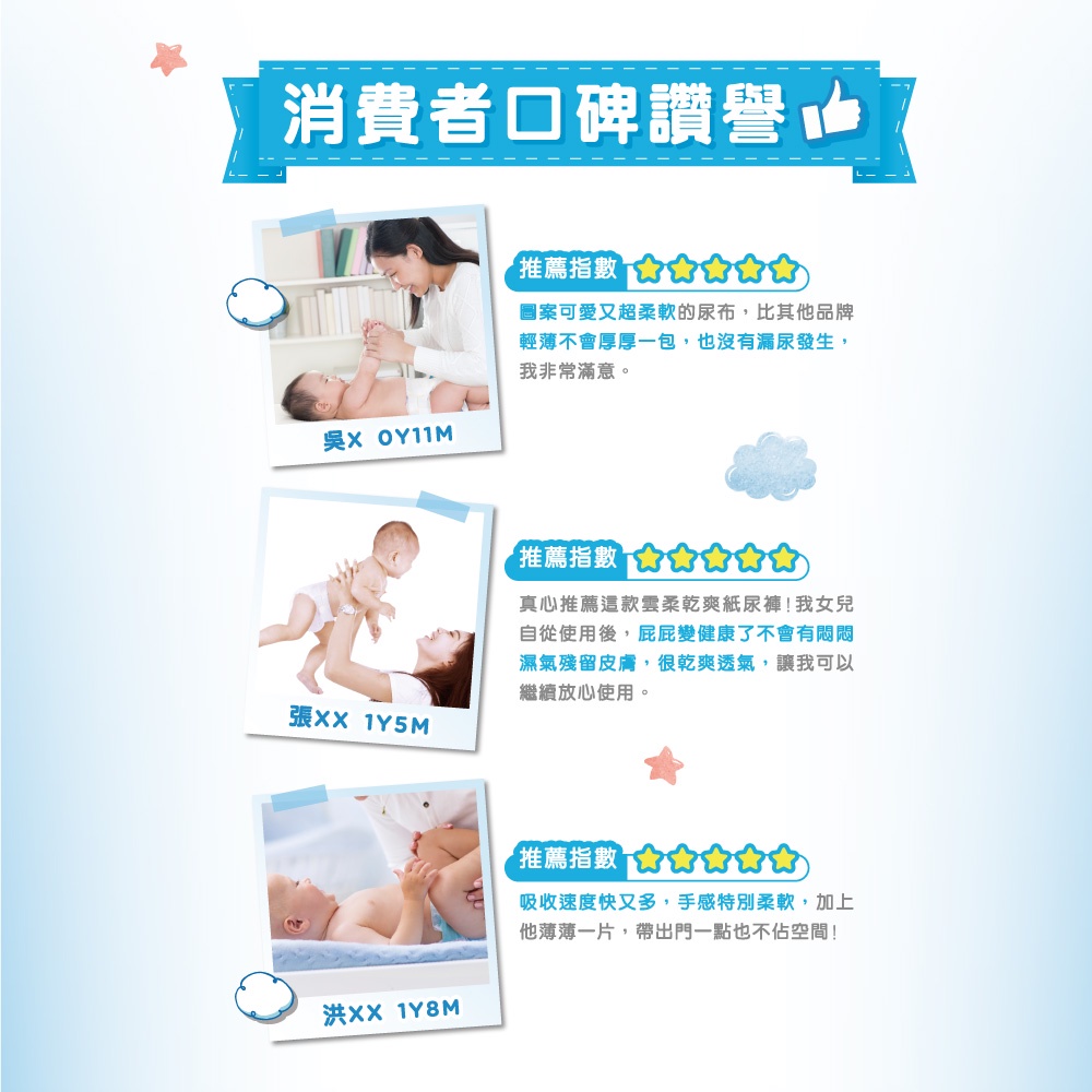 【HUGGIES 好奇】雲柔乾爽黏貼型紙尿褲/尿布 M/L/XL-細節圖6