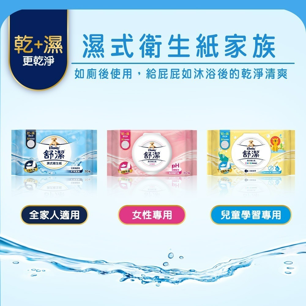 【舒潔】濕式衛生紙 40抽x16包/箱-細節圖7