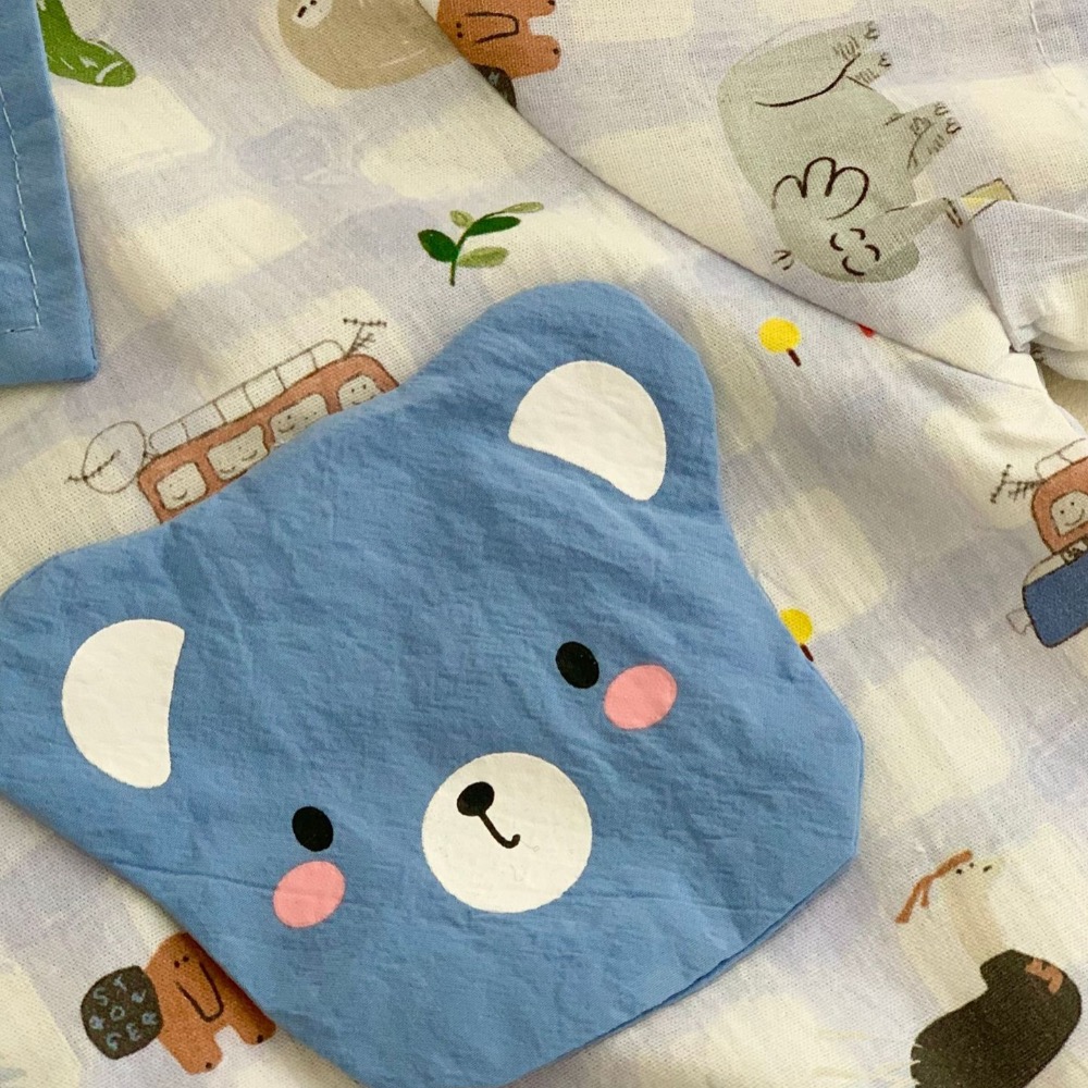 0-2歲夏男寶寶可愛小熊格子爬服嬰兒夏裝-細節圖4