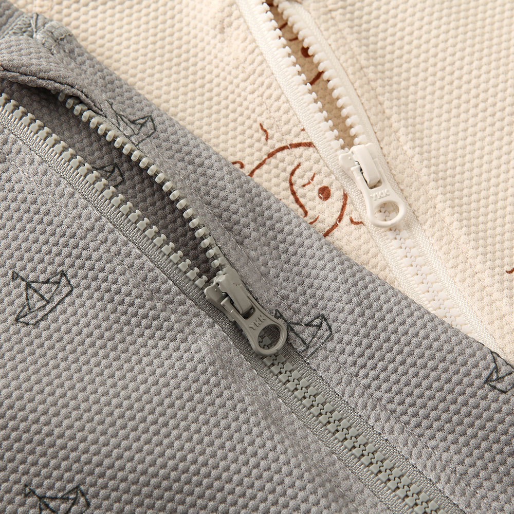 2023新款quincy mae春夏季嬰幼兒男女童寶寶短袖速乾印花連體泳-細節圖6