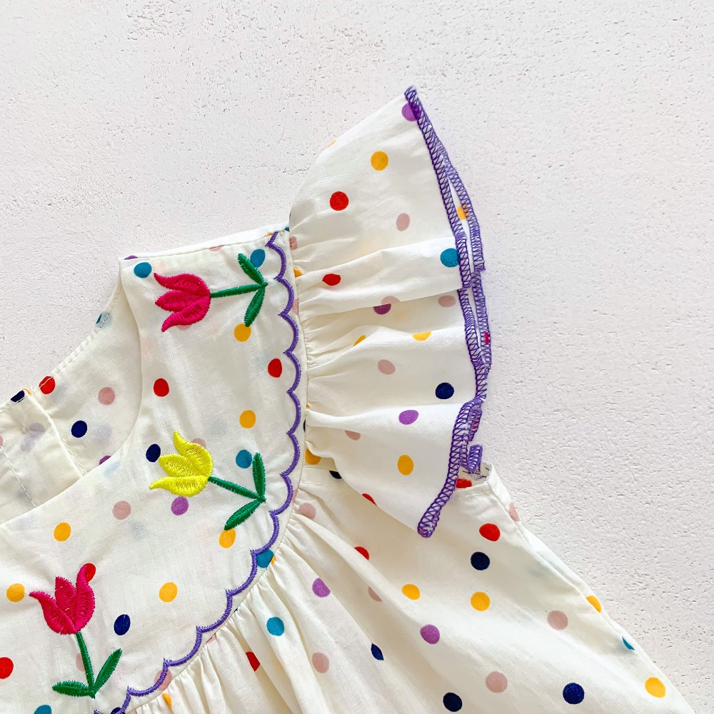 嬰兒夏裝衣服女童洋氣全棉薄款連體衣女寶寶夏季公主包屁哈衣爬服-細節圖4