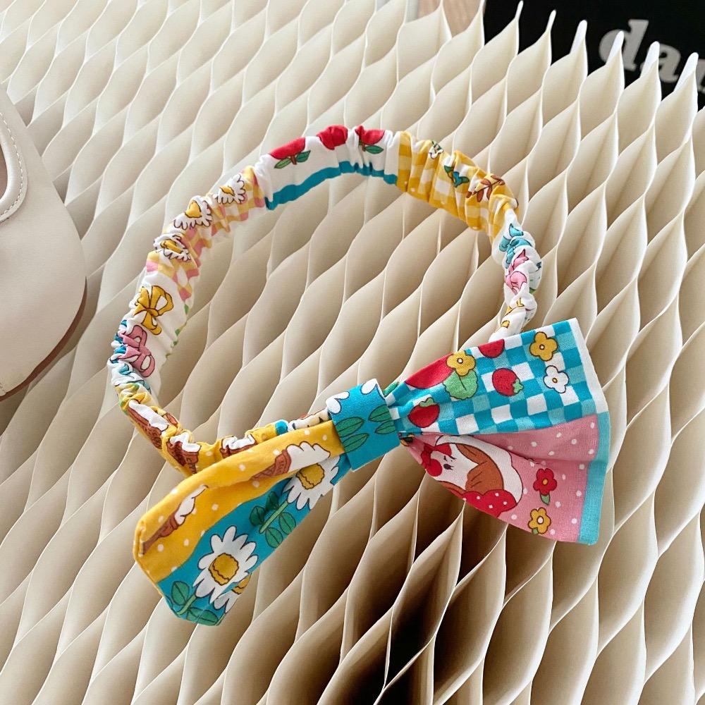 送發帶塗鴉包屁衣0-2歲夏季韓國童裝男女寶時尚飛袖連體衣-細節圖3