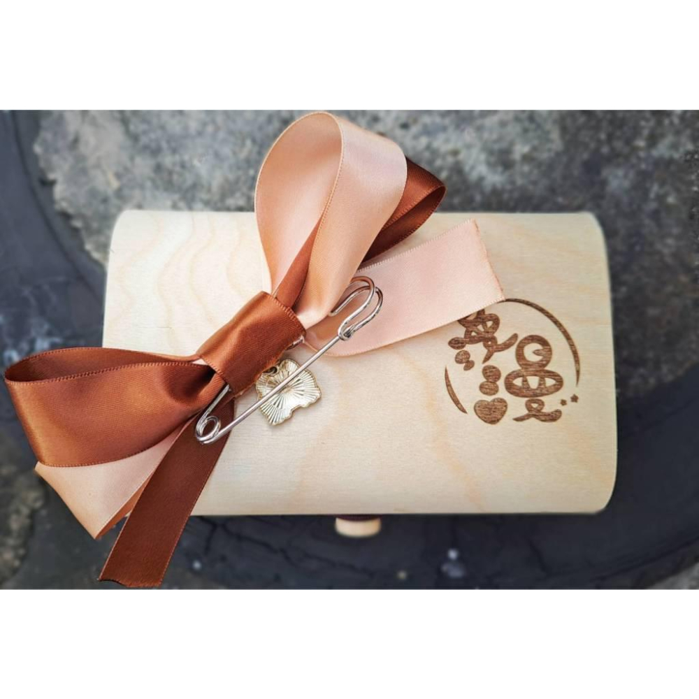 ✵𝖍𝖆𝖓𝖉𝖒𝖆𝖉𝖊✵ 蝴蝶結 磁鐵 別針 胸針 貓咪 可愛 咖啡色 裝飾 飾品 手作 穿搭-細節圖2