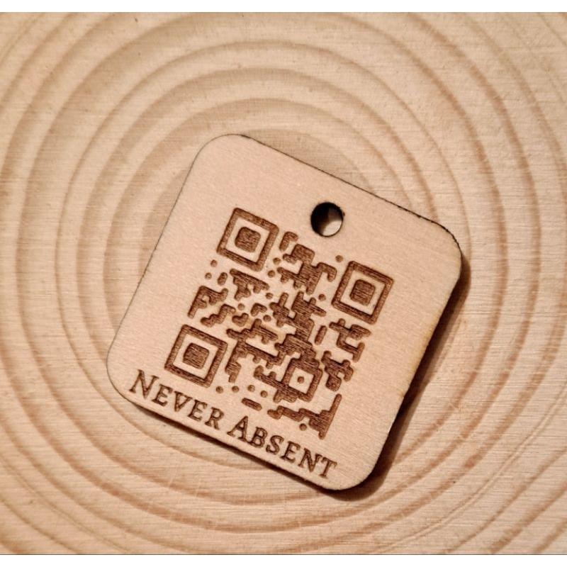 ✵𝖍𝖆𝖓𝖉𝖒𝖆𝖉𝖊✵米洛斯 QRcode吊牌 Milos 香蕉君 客製 雷雕 生日禮物 惡搞 創意 迷因 吊飾 鑰匙圈-細節圖4