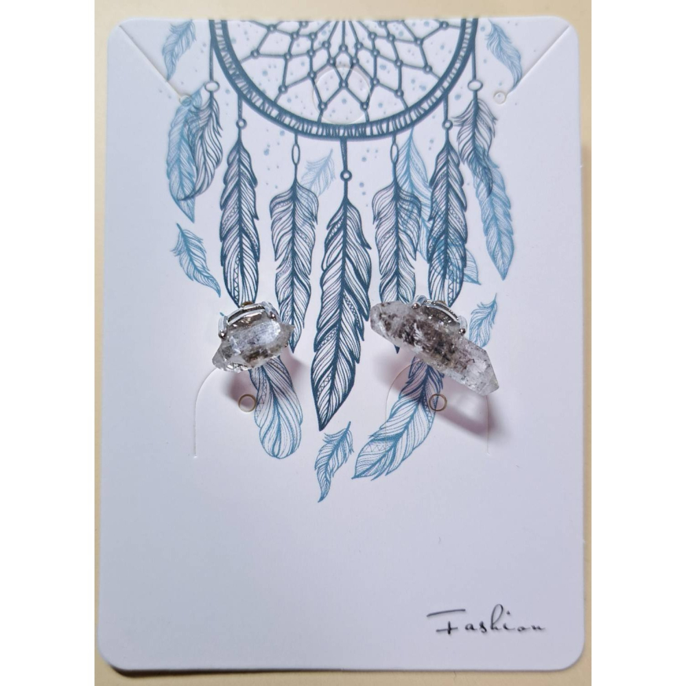 閃靈鐨 原礦 耳針 耳環 耳釘 飾品 閃靈 淨化 平衡 身心靈 S925銀 抗過敏-細節圖3