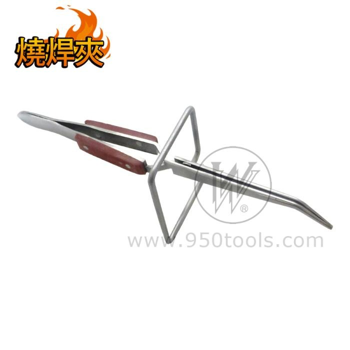 ✨台灣現貨✨ 燒焊夾 光淙 原廠貨 金工夾 免持 固定 夾子 火焊 焊接 焊接輔助夾 彎嘴 直嘴 金工 省力 防燙-細節圖4