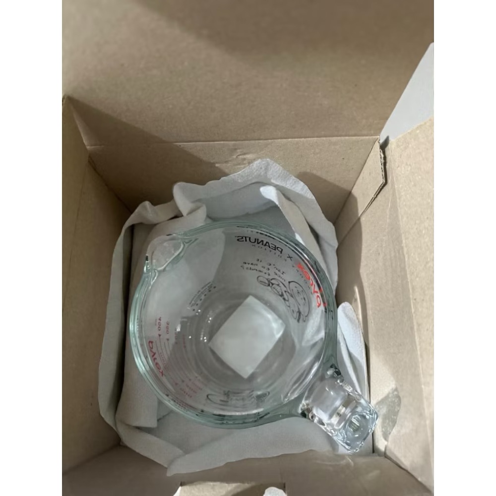 Pyrex x peanuts 史努比 單耳量杯 500ml 耐熱玻璃-細節圖6