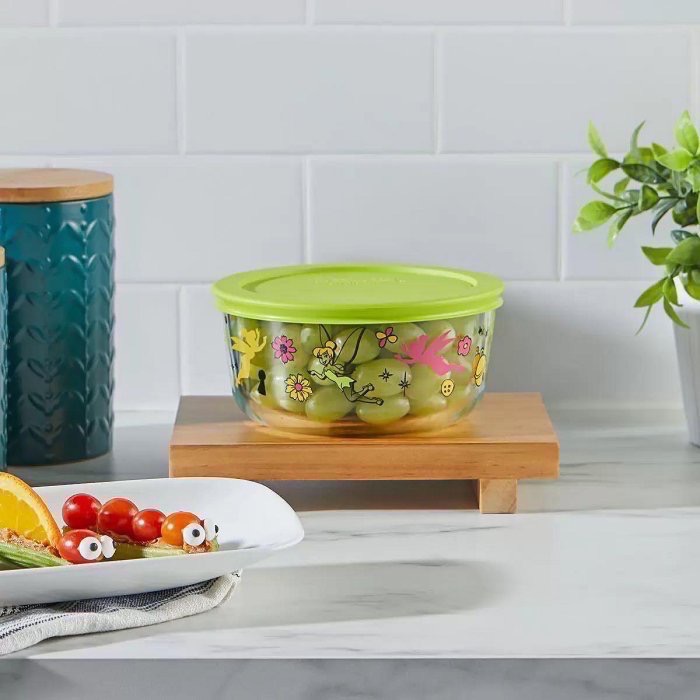 Pyrex Disney 玻璃保鮮盒微波盒組迪士尼聯名米 獅子王辛巴小鹿斑比 美國製 可微波烤箱洗碗機-細節圖4