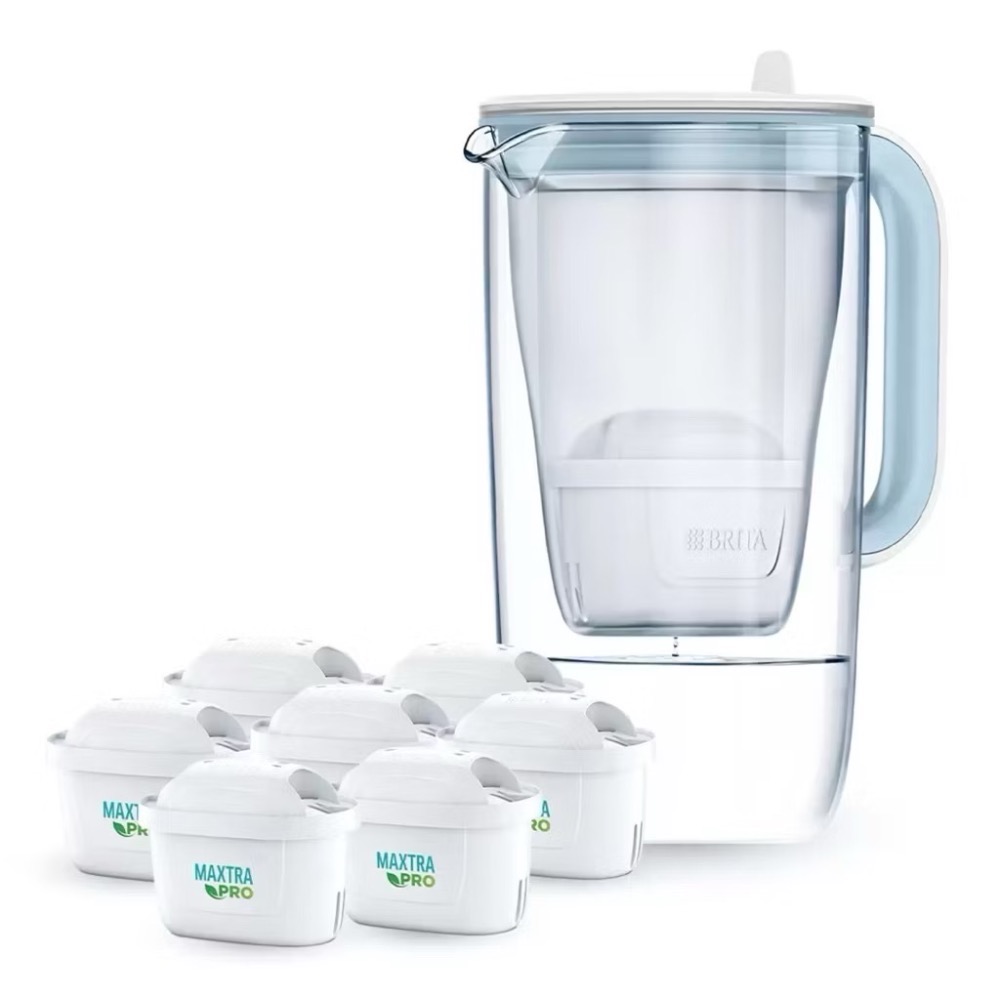 Brita 純淨玻璃濾水壺 德國製玻璃壺 2.5公升 附7入 Maxtra Pro 濾芯-細節圖6