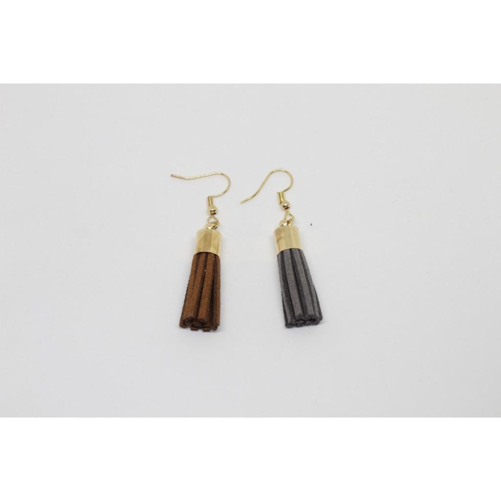 手作 流蘇 造型 垂墜式 耳勾 耳環-細節圖8