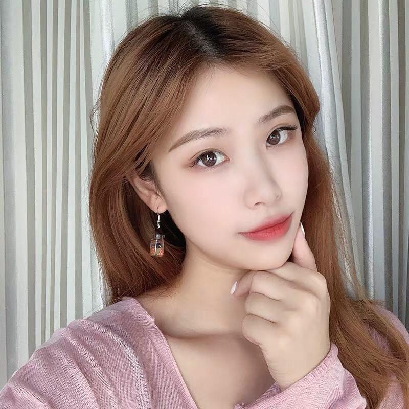 手作 搞怪 西瓜 草莓 奇異果 檸檬 水果 飲料 造型 耳勾 耳環(可改耳夾)-細節圖3