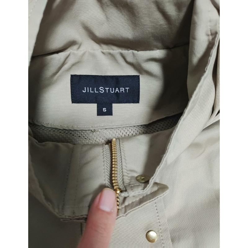 正品全新 Jill STUART 主線 3萬日幣 精品典雅落肩百褶小群擺設計風衣外套 卡其綠S-細節圖9