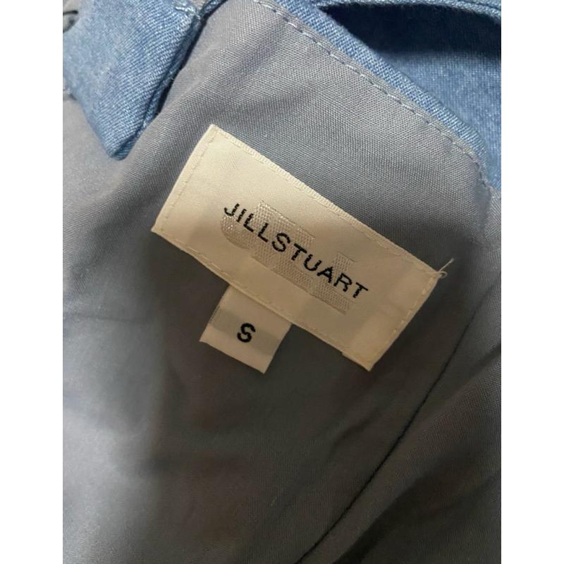 正品全新 Jill by JILLSTUART 甜酷兩件式背心繫帶仿牛仔套裝 S-細節圖6