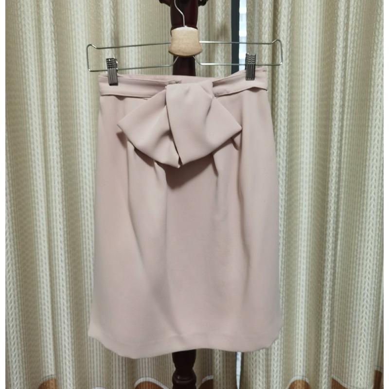 Apuweiser-riche 三千金 精品鬱金香袖蝴蝶結套裝 粉1號-細節圖7