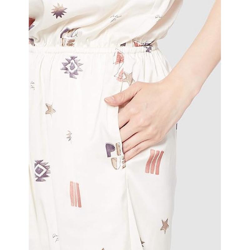 全新吊牌在 Gelato pique 舒柔親膚可愛印花細肩帶連身褲 家居服 睡衣-細節圖4