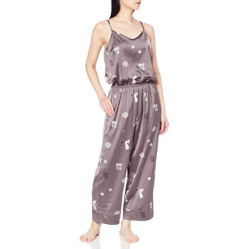 全新吊牌在 Gelato pique 舒柔親膚可愛印花細肩帶連身褲 家居服 睡衣-細節圖5