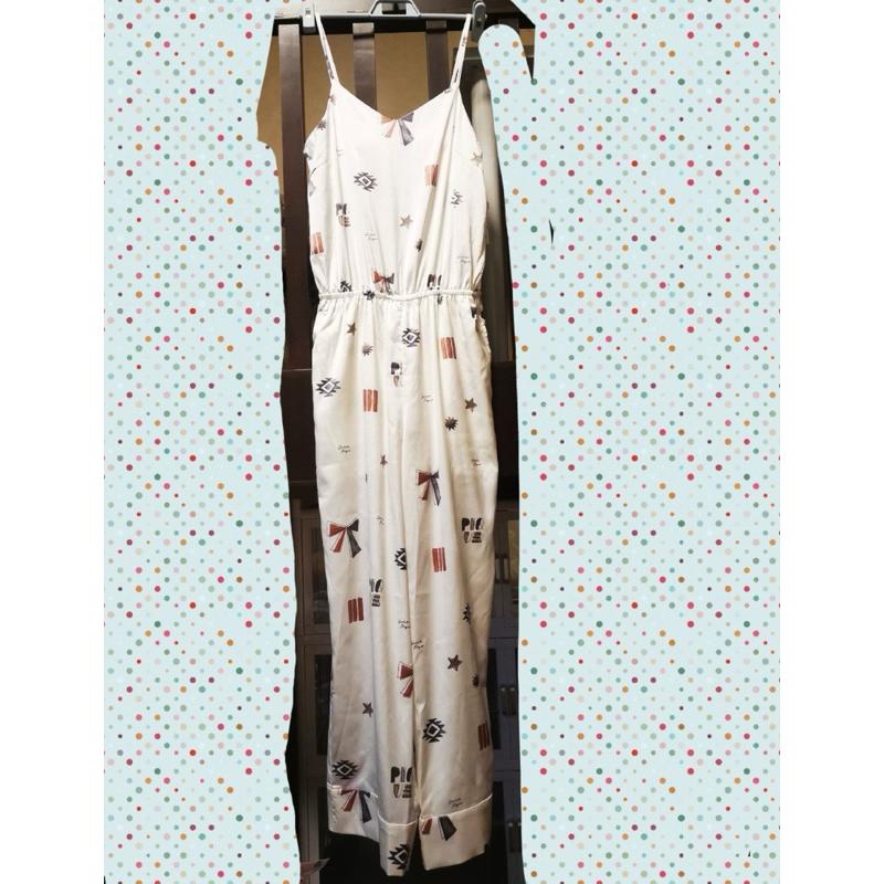 全新吊牌在 Gelato pique 舒柔親膚可愛印花細肩帶連身褲 家居服 睡衣-細節圖7