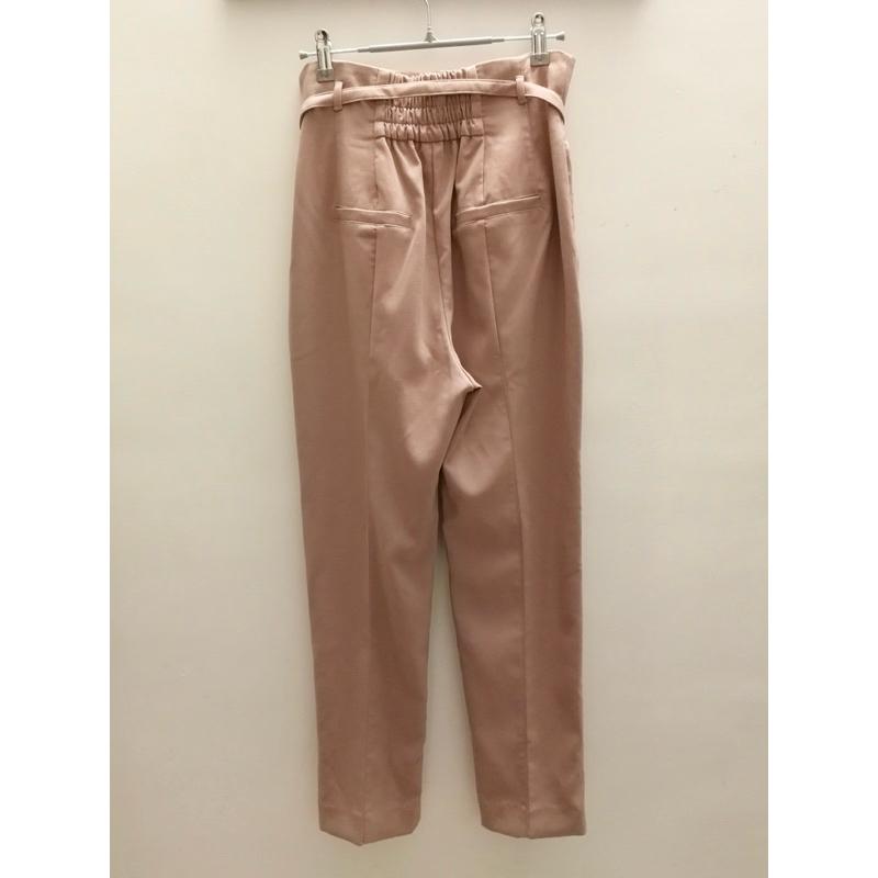 Apuweiser-riche 三千金修身壓縫西裝褲 玫瑰粉2號-細節圖8