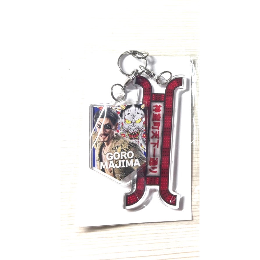 人中之龍 8 外傳 真島吾朗 神室町 壓克力 鑰匙圈 夏威夷 壓克力磚-規格圖5