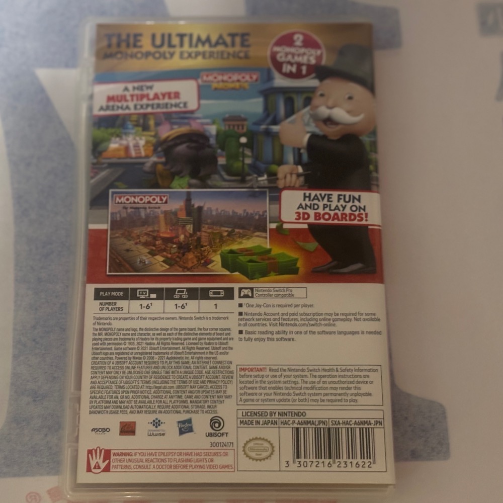 地產大亨 Monopoly1+瘋樂 switch 遊戲-細節圖2