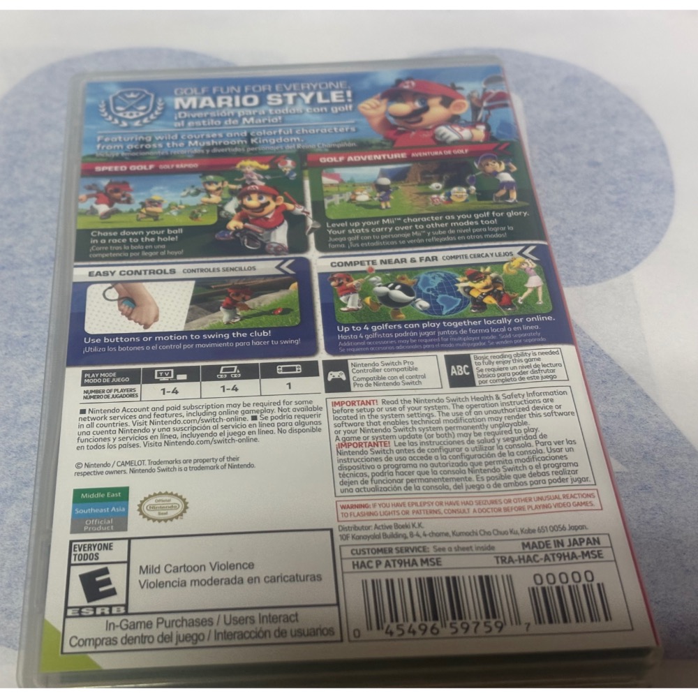 瑪利歐 高爾夫球 switch 遊戲-細節圖2