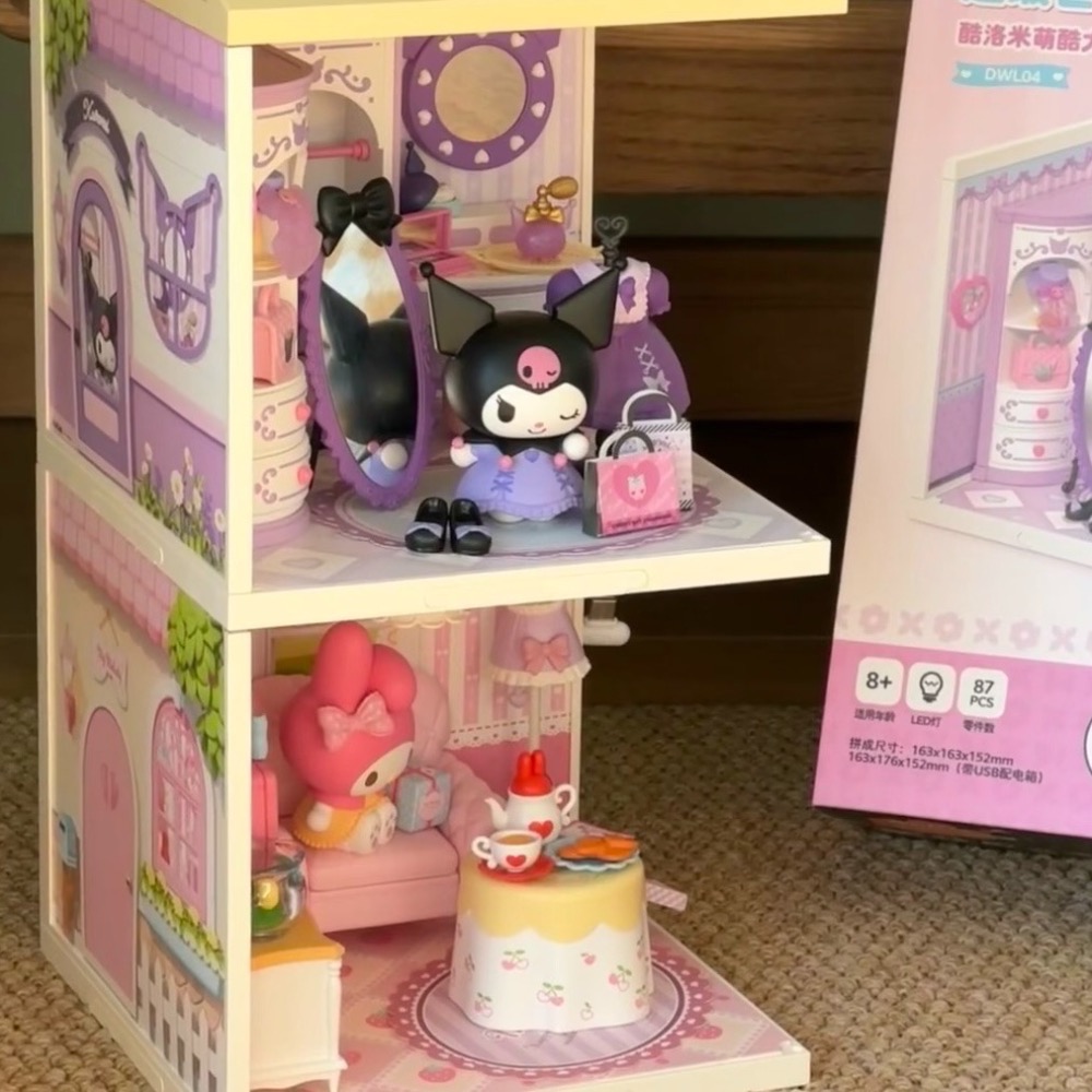 限時開團！MELODY&KUROMI系列【✨療癒系DIY夢幻小屋✨ 】-細節圖5