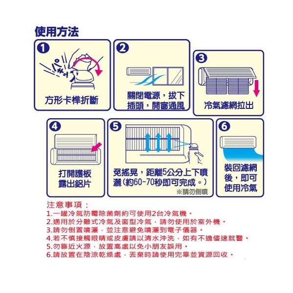 興家安速冷氣清潔雙效 六件組(清洗劑x4+防霉除菌劑x2)(限時特價免運)洗冷氣 超商一次只能寄送一組~-細節圖9